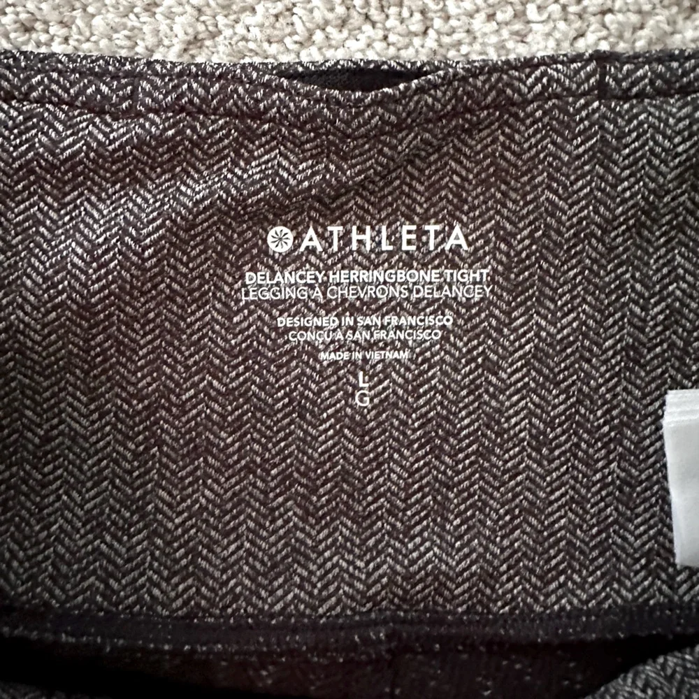 Athleta Delancey Herringbone Leggings (L) - Picture 5 of 11